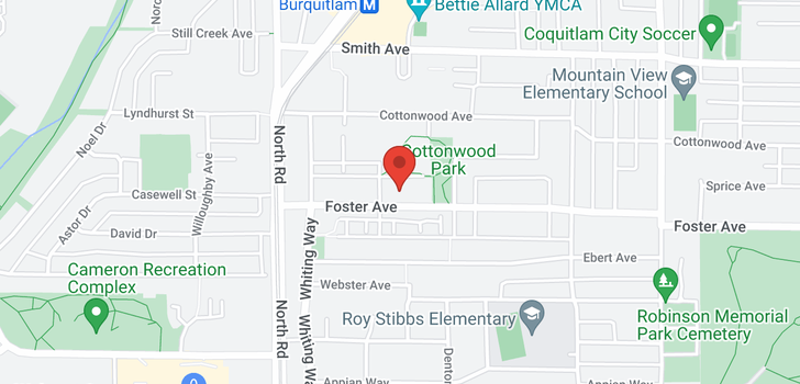 map of 212 545 FOSTER AVENUE